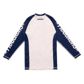BJJ NoGI Shoyoroll Comp Edition 20.3 Rash Guard LS White